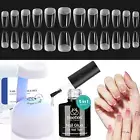 Beetles Gel Nail Kit Gel Nail Polish Nail Extension Kit Etch X Nail Tips 504Pcs