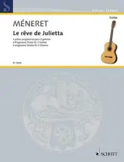 Laurent Meneret Le reve de Julietta Guitar Duet Classical Sheet Music Book