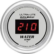 Auto Meter 6537 Ultra-Lite Digital 2-1/16" 0-300 Degree F Digital Water Temperature Gauge