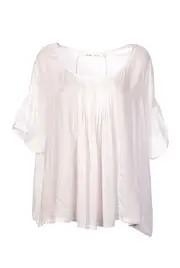 Rayon Tuck Batwing Top--LAV-100730A