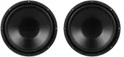 NEW 12" (2) Pair Heavy Duty Water Proof Mega Bass Sub Woofer Speakers 4 Ohm