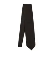 solid color tie One size Black