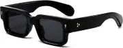 Square Thick Frame Sunglasses for Women Men Fashion Chunky Rectangle Sun Glasses