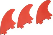 Surfboard Fins, 3Pcs FCS G5 Style Durable Fiberglass Reinforced Stable Thruster Fins, Simple Installation Replacement Fins for Stand up Paddle Board, Longboard, Funboard, Upright Paddle Boards