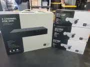 WBox Technologies Security Camera System 4 Channel NVR POE 2TB Hardrive