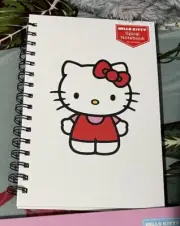 Hello Kitty Spiral Notebook Hard Cover 160 Lined Pages 8.75" x 6"