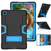MCC Stylish Shockproof Samsung Galaxy Tab A8 10.5" Case Cover X200 X205 [Black+Blue]
