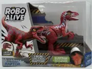 Robo Alive Rampaging Raptor Dinosaur Zuru Robotic Pet Toy Runs Realistically