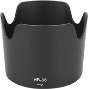 Len Hood,HB-36 ABS Camera Mount Lens Hood Replacement for Nikon AF-S 70-300 mm f/4.5-5.6G IF-ED VR Lens,Mounted on The Camera Firmly and Stably