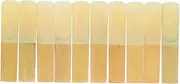 10-Pack Pieces Strength 3.0 Bamboo Reeds for EB Alto Saxophone Sax Accessories Multicolor 3