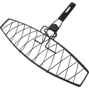 GrillPro 6.25 In. W. Steel Grill Fish Basket 21015 GrillPro 21015 060162210150
