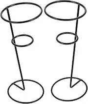 GLEAVI 2pcs Ice Cream Cone Holder Stand Stylish Art Display Rack for Parties Events and Dessert Tables Stable Base for Secure Serving of Cones and Treats
