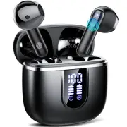 Wireless Earbuds, 2025 Bluetooth 5.4 Headphones in Ear Buds 3D Bass Stereo, 4...