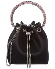 Jimmy Choo Bon Bon Satin Bucket Bag