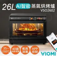 在飛比找PChome24h購物優惠-特賣【雲米VIOMI】26L智能AI蒸氣烘烤爐 VSO260
