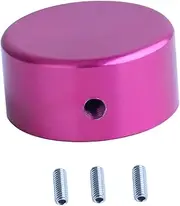 Oshhni Guitar Effects Pin Cap Guitar Effects Parts with Set Screws & Wrench Protection Cap Pedal Stomp Knob for Effect Pedals, Purple