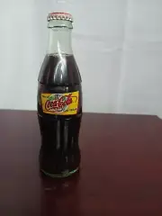 World of Coca-Cola Las Vegas Coke Classic Glass Bottle Full Sealed 8 Fl Oz