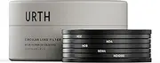 Urth 77mm 5-in-1 Lens Filter Kit (Plus+) - Neutral Density ND2, ND4, ND8, ND64, ND1000, 20-Layer Nano-Coated, Ultra-Slim Camera Lens Filters