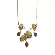 MICHAEL MICHAUD WILD GRAPE VINE 16" ADJ. STATEMENT NECKLACE 9461 BZ