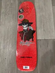 Powell Peralta SIGNED Kevin Harris Mountie Autographed PINK Skateboard Hawk