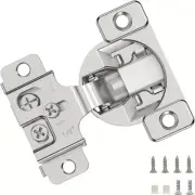Furniware 30 Pieces 1/2 in Overlay Soft Close Concealed Hinge for Frame 105°