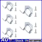 5pcs Storage Wall Hook Metal Iron Hook with Screw for Garden Kitchen Garage Tool