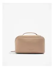 [Country Road] Medium Convertible Cosmetic Case in Nougat