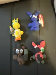Five Nights at Freddy lot Chica Freddy Foxy Bonnie Hand made by an 8 year old