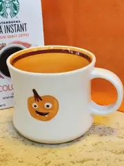 Starbucks Halloween Coffee Mug Pumpkin Fanged Vampire Icon 2006 Series NEW