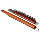 Handle Cleaning Brush Pizza Oven Brush Brass Bristles Pizza Brush Brush Scraper