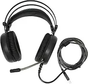 EIMSOAH H1 Gaming Headset, Gaming Headphones 7.1 Virtual Surround RGB Effect Multifunction Over-Ear Headphones for PC