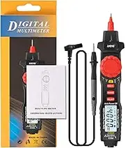 A3004 Digital Pen Multimeter Auto Range NCV AC/DC Voltmeter Ammeter Ohmmeter Resistance Meter with Capacitance Diode Test Continuity Alarm Backlit LCD Screen with Data hold Flashlight