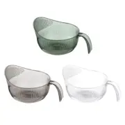 Draining Bowl Practical Sink Basket PET Material Suitable for Washing Rice
