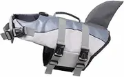 Levemolo Jacket Reflective Strips Puppy Handle Breathable Material for Swimming Safety