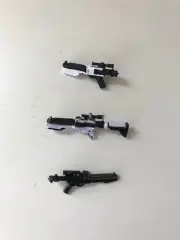 Star Wars Black 6in Storm Trooper Blaster Gun Accessory Custom Fodder Hasbro BIN