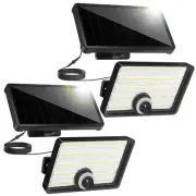 Motion Sensor Outdoor Lights,2000 Lumens 88 LED Solar Motion Sensor Lights Wa...