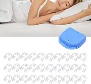 Teeth Grinding Mouth Guard for Sleep Grinding Teeth at Night Mouth Guard Brace Grinding Teeth (Pack of 30 with Organizer Box)