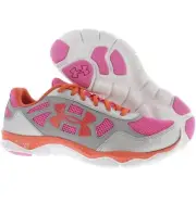 Under Armour UA GGS Micro G Engage BL Glows Orange Pink Sneakers Youth Sz 7Y NIB