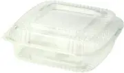 World Centric KL-CS-8, Compostable Hinged Ingeo Clamshell, 8" x 8" x 3" 250/CS