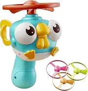 Flying Disc Toy - Family Fun Flying Disc Playset | Interactive Catching Outdoor Toys with Spinners, Sports Outside Games for Boys Girls Ages Over 3