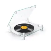 TRANSPARENTSPEAKER Bluetooth-enabled turntable TT-W