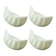 4 Pcs Chopstick Pillows Table Decor Pink Chopsticks Reusable Rest Dumpling