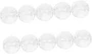 MUELODSIC 10pcs Transparent Curtain Beaded Chain Stop Buckles Vertical Blind Accessories for Louver Beads Chain Secure and Organize Your Window Treatments Prevent Entangling and Detaching