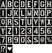 Precision Laser Cut 16-Inch Paint Stencils - 42 Artful Templates for Crafts