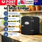 2 Colors 4L Mini Fridge Home 12V Portable Mini Fridge for Drinks Bar Beauty Car