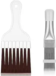 Yuannee Condenser Comb, 2 Pieces Lamellar Comb, Dryer Brush, Comb Cleaner, Air Conditioning Slat Comb, Condenser Comb, Dryer, Radiator Cleaner Brush for Heat Pump Dryers