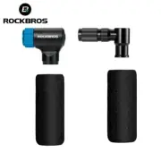 ROCKBROS Mini CO2 Bicycle Pump Air Inflator Alloy Pump Schrader Presta Adapter