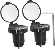 JOINPAYA 1 Pair Block The Rearview Mirror Bike Rear View Mirrors Rear View Mirror Bikes Rearview Mirror for Bike Cycling Mirror Bike Rearview Mirrors Bicycl'e Rearview Mirror Black Plastic