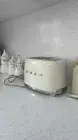 SMEG TSF01CRUS 50's Retro Style Aesthetic 2 Slice Toaster - Cream