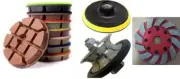 3/8" Full bullnose Router Bit 8 Thick Polishing Pad grinding cup stone concrete